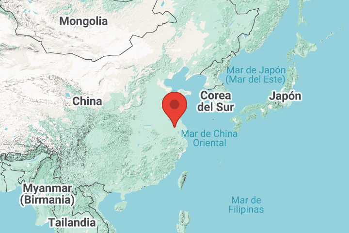 Runzhou, actualmente Dantu District, Jiangsu, China