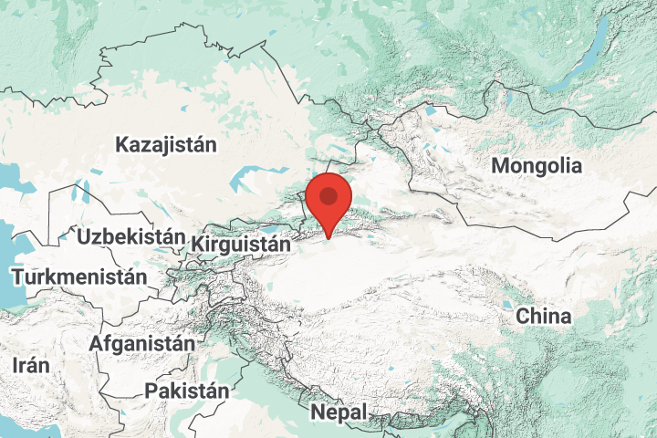 Kucha Mint, actualmente Kucha County, Xinjiang, China (1761-1909)